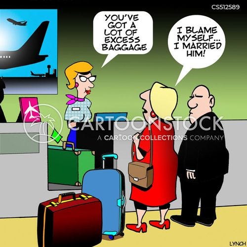 Excess Baggage Allowance Cartoons and Comics - funny pictures from  CartoonStock