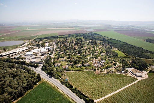 Tyypillinen kibbutz on juutalainen kyläyhteistö.