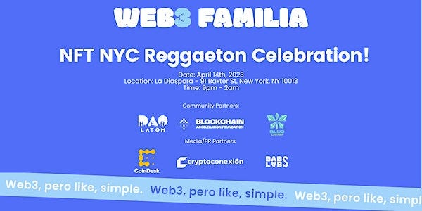 NFT NYC Reggaeton Celebration!