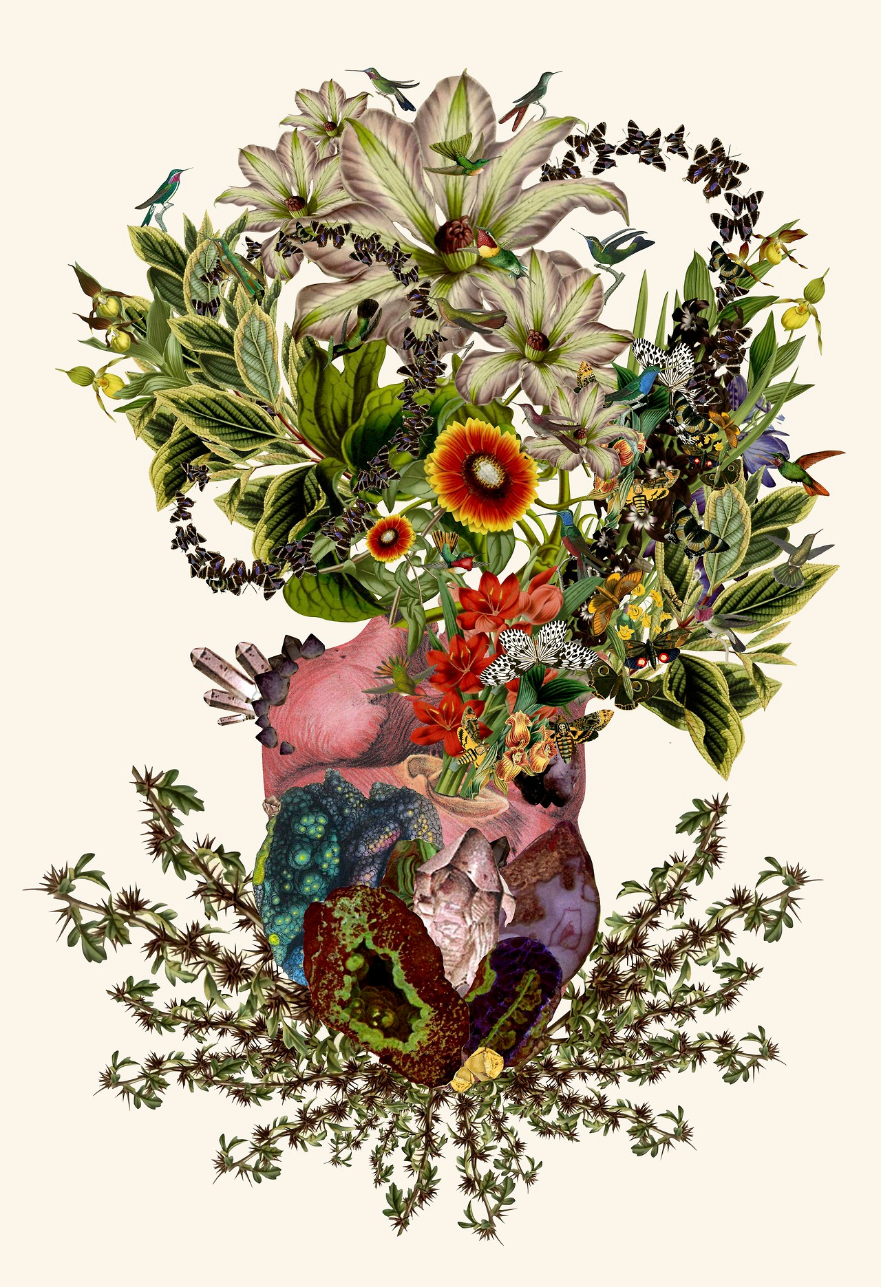 New Anatomical Collages by Travis Bedel — Colossal