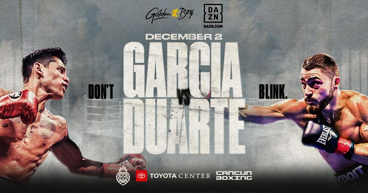 RYAN GARCIA VS. OSCAR DUARTE | Houston Toyota Center