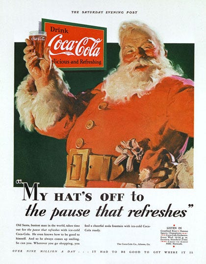 Santa Claus Coca Cola