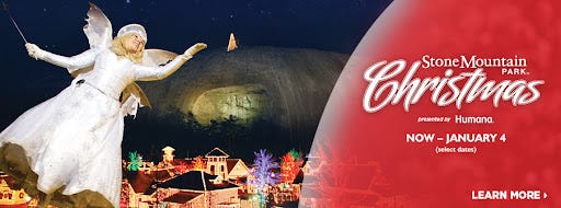 Recap] Stone Mountain Christmas Is More Lit Up Than Ever Before! - Kiwi The  Beauty / Kiwi The Beauty