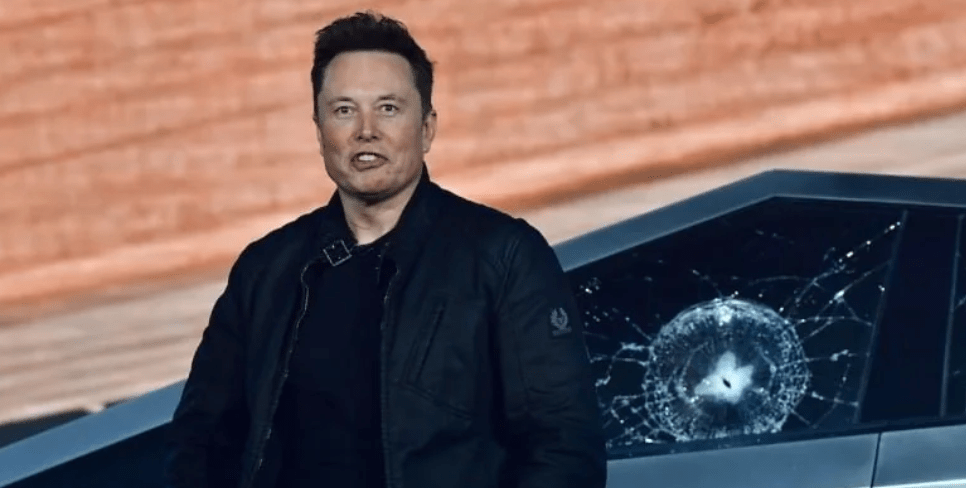 Elon Musk shows off the Cybertruck's bulletproof windows