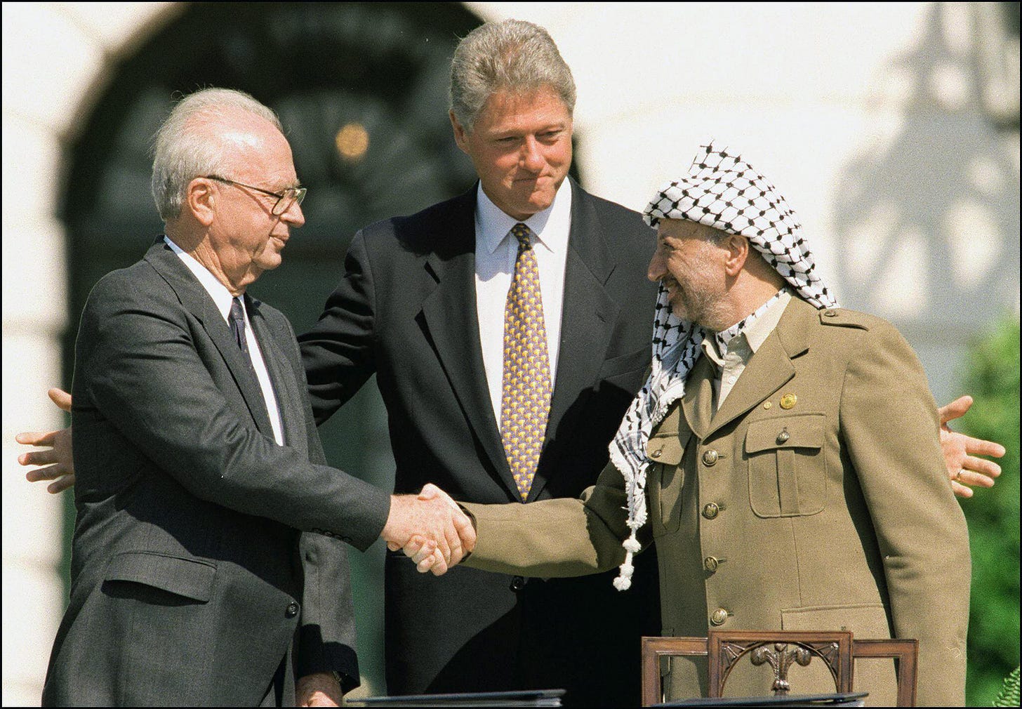 OSLO' Tells The Surprising Story Behind A Historic Handshake : NPR