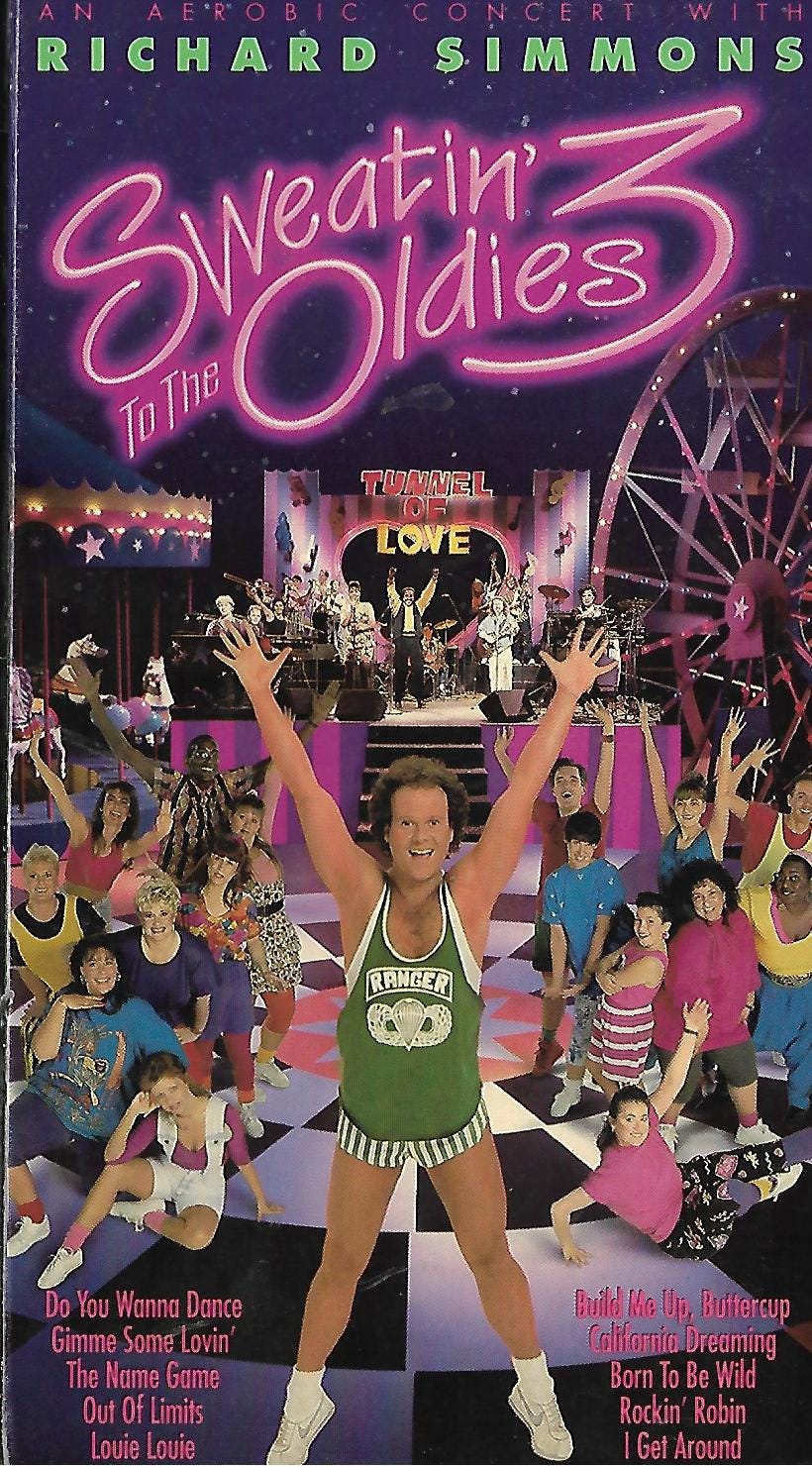 Vhs Tape Richard Simmons Sweatin To The Oldies – Truth & Sincerity