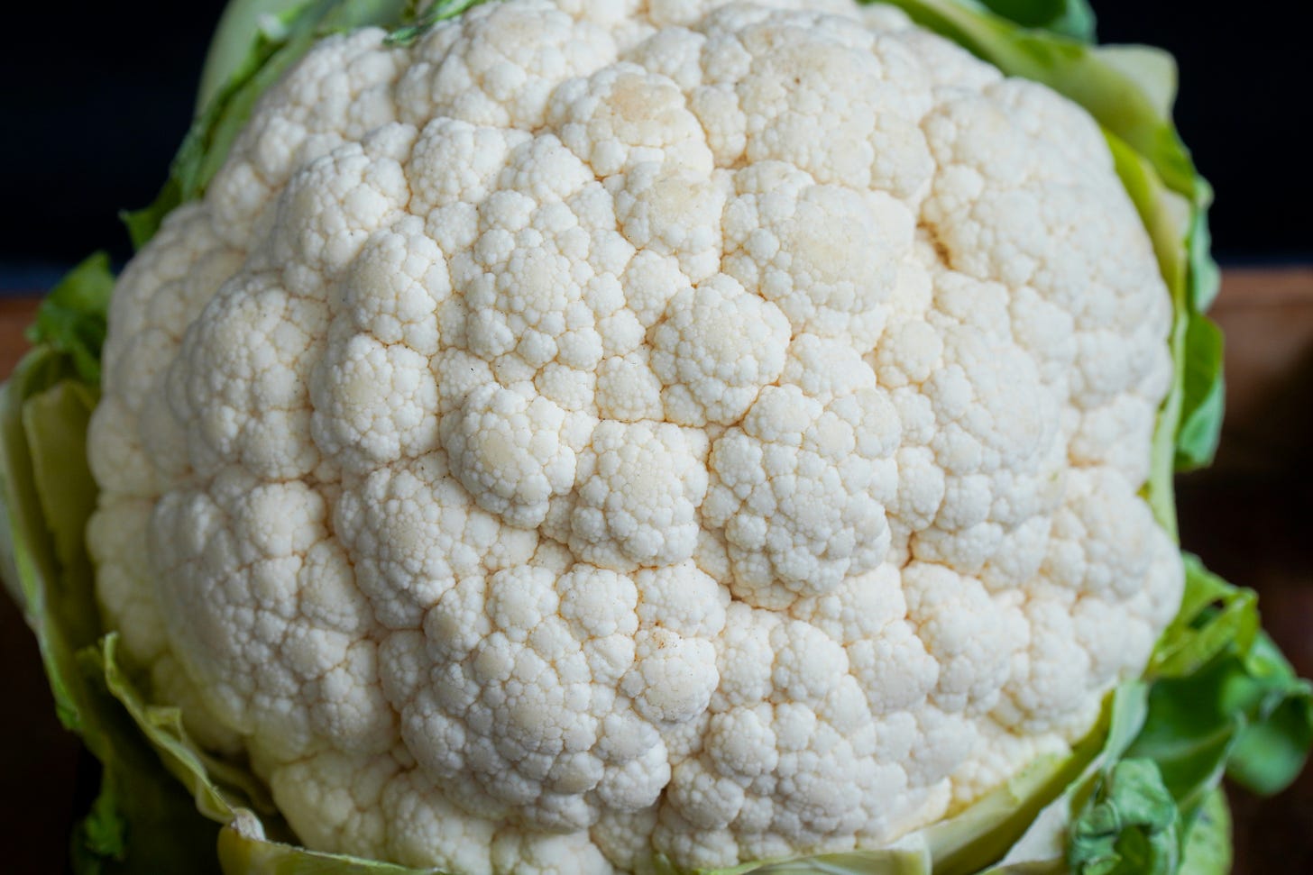 A head of cauliflower.