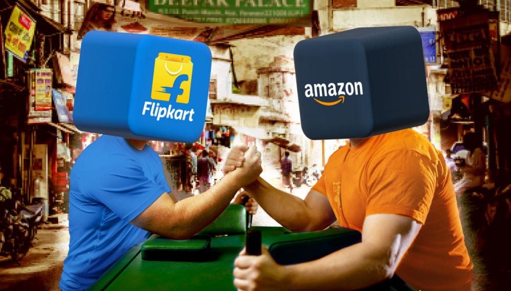 Indian E-Commerce War: Amazon vs Flipkart | DFD News