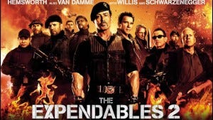 The Expendables 2 movie poster