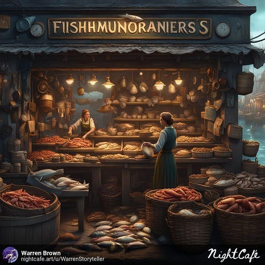 AI Art Fish Shop