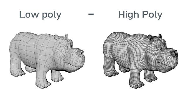 Low Poly vs High Poly 3D Models : Things You Should Know