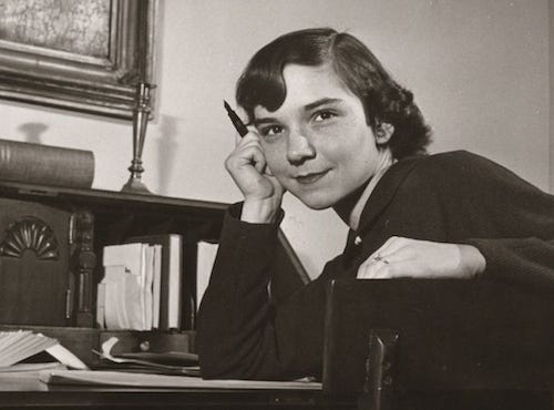 Adrienne Rich as a young woman