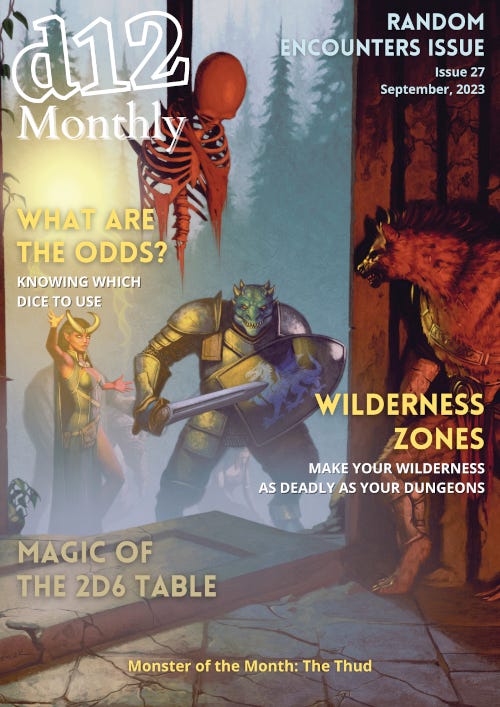 D12 Monthly Issue 27 – Random Encounters