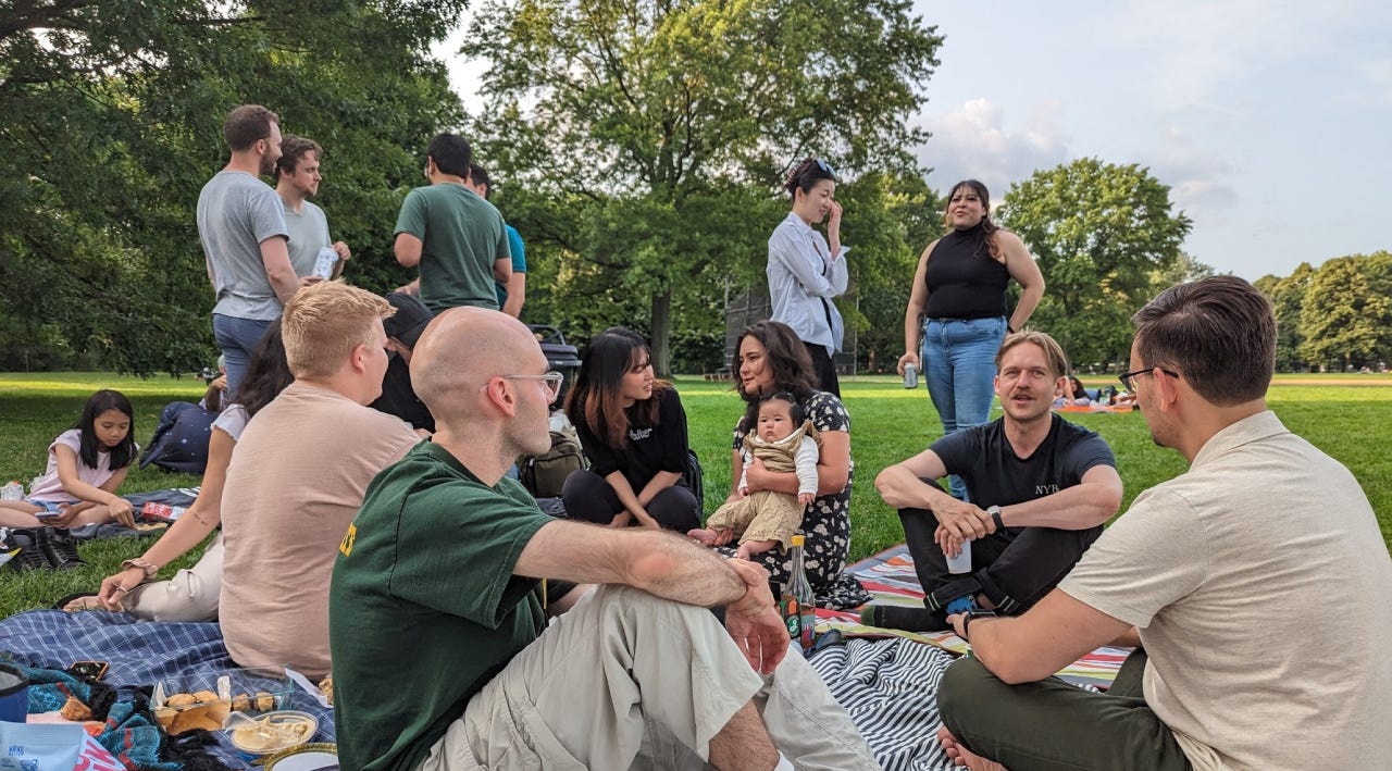 datadog design team picnic at central park
