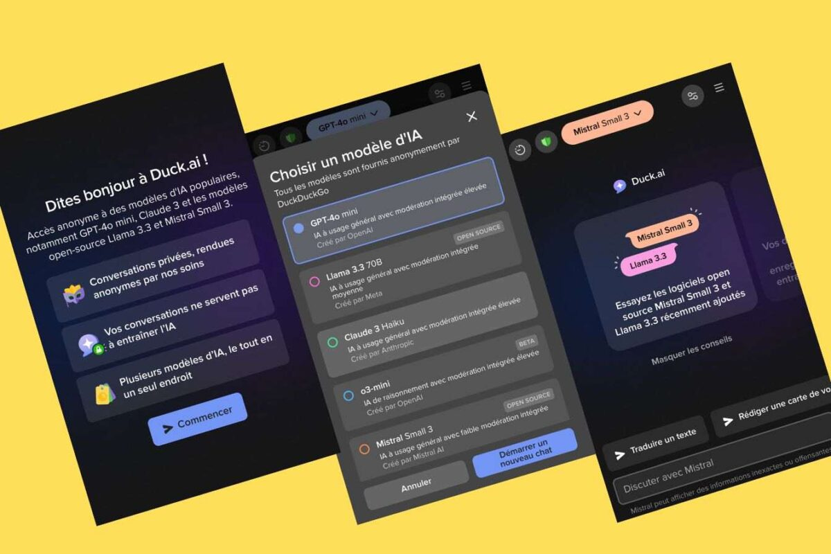 Duck.ai, l'IA qui respecte ta vie privée 