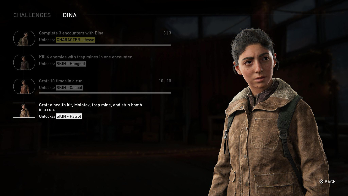 How To Unlock All Of The Skins In The Last Of Us Part 2's No Return Mode