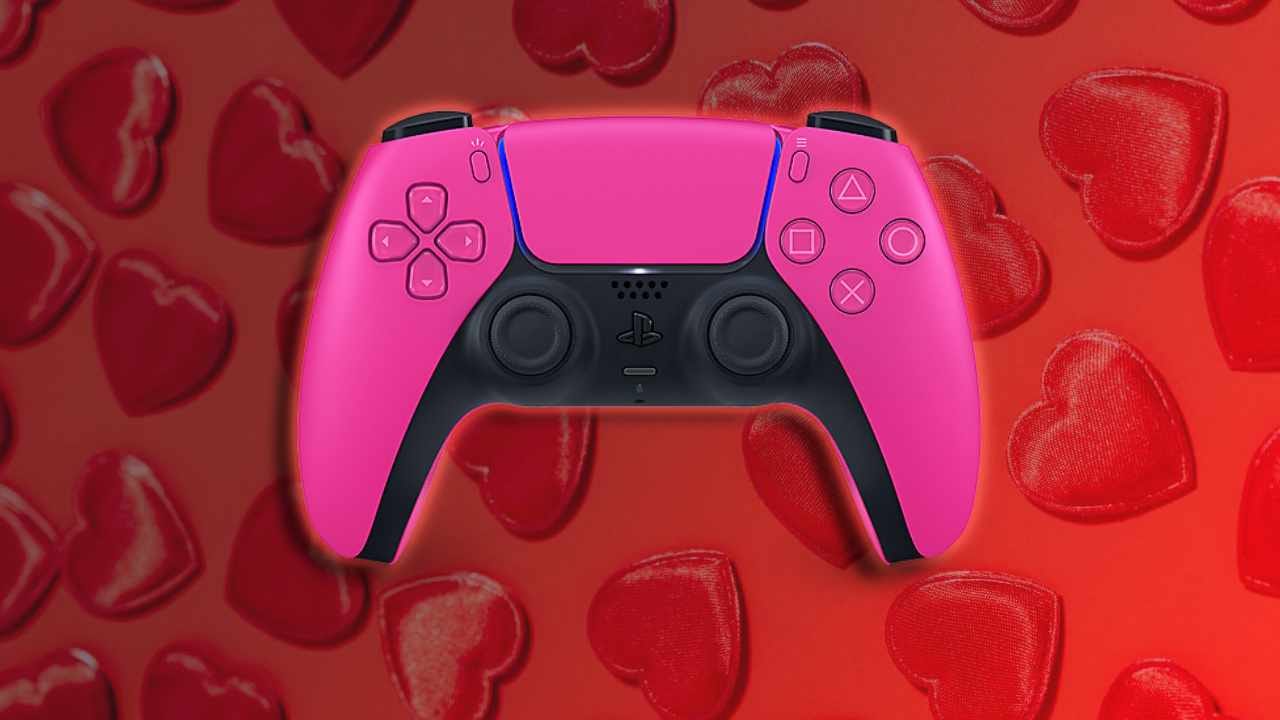 PS5 DualSense Nova Pink controller