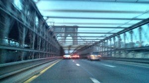 Driving Brooklyn Bridge