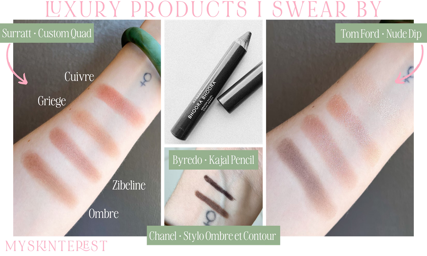Fara Homidi Sisley Givenchy Victoria Beckham Beauty Tom Ford Hermes Dior Chanel Byredo Surratt Hourglass YSL Makeup by Mario Fifteen Luxury Makeup Products I Swear By