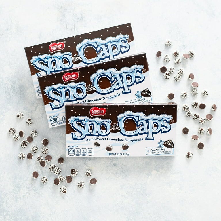 Nestle Sno-Caps Semi-Sweet Chocolate Nonpareils, 3.1 oz.