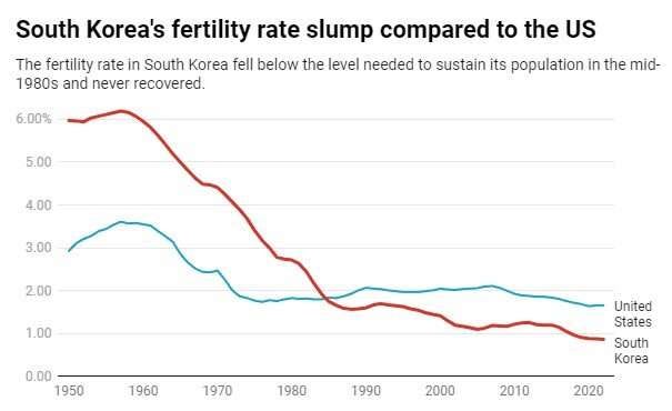 Casey Bennett Viral: South Korea Birth Rate 2023