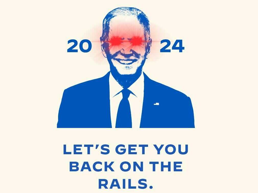 Dark Brandon' meme shows up on Biden's new campaign website : NPR