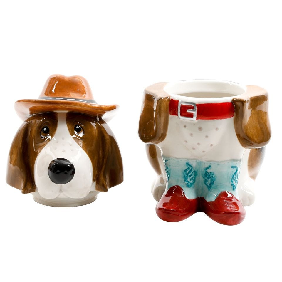 Product photo of Cowboy Charlie Stoneware Cookie Jar