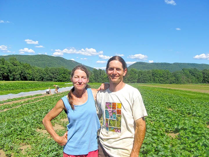 Rachel and David in the Field
