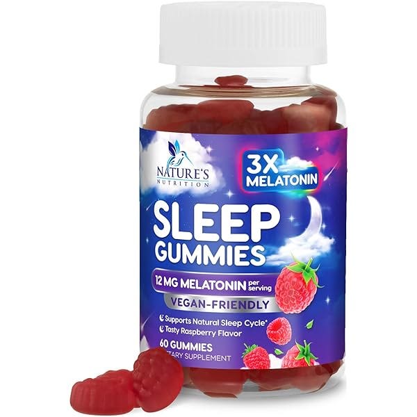 Amazon.com: Sleep Melatonin Gummies, Extra Strength Natural Melatonin Gummy  12mg, Nature's Berry Flavor, Sleep Support Vitamin Supplement for Adults,  Non-GMO, Vegan - 60 Sleep Gummies, 30 Day Supply : Health & Household