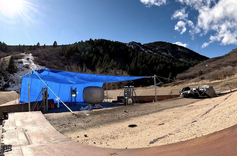 LMC Habitat prepared for Burst Pressure Test