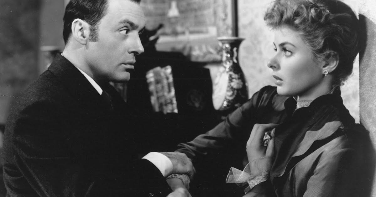 Charles Boyer and Ingrid Bergman in a scene from the 1944 film Gaslight