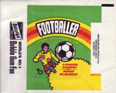 1975-76 Topps Football Wax Pack