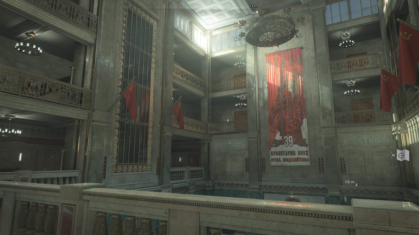 A wonderful interior space in Call of Duty: Black Ops - Cold War