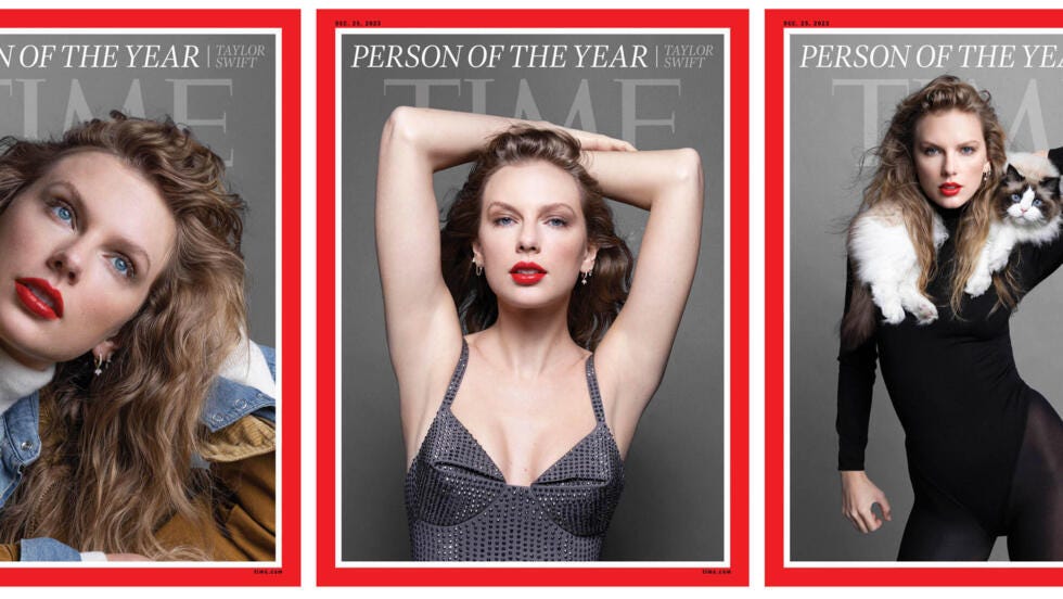 Are you not entertained?' Taylor Swift named Time Person of the Year