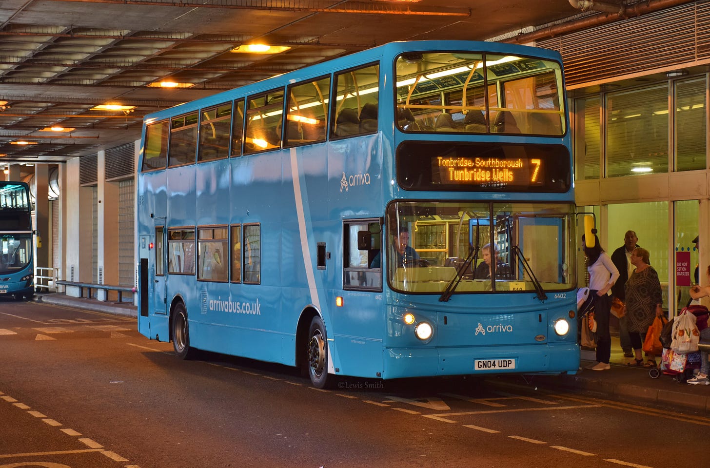 Bus between Maidstone and Tunbridge Wells.