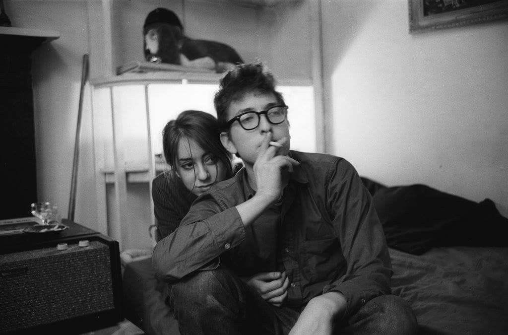 Bob Dylan & Suze Rotolo At His First Apartment, 161 West Fourth Street ...