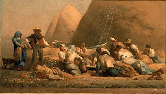 Harvesters Resting, 1850 - 1853 - Jean-Francois Millet