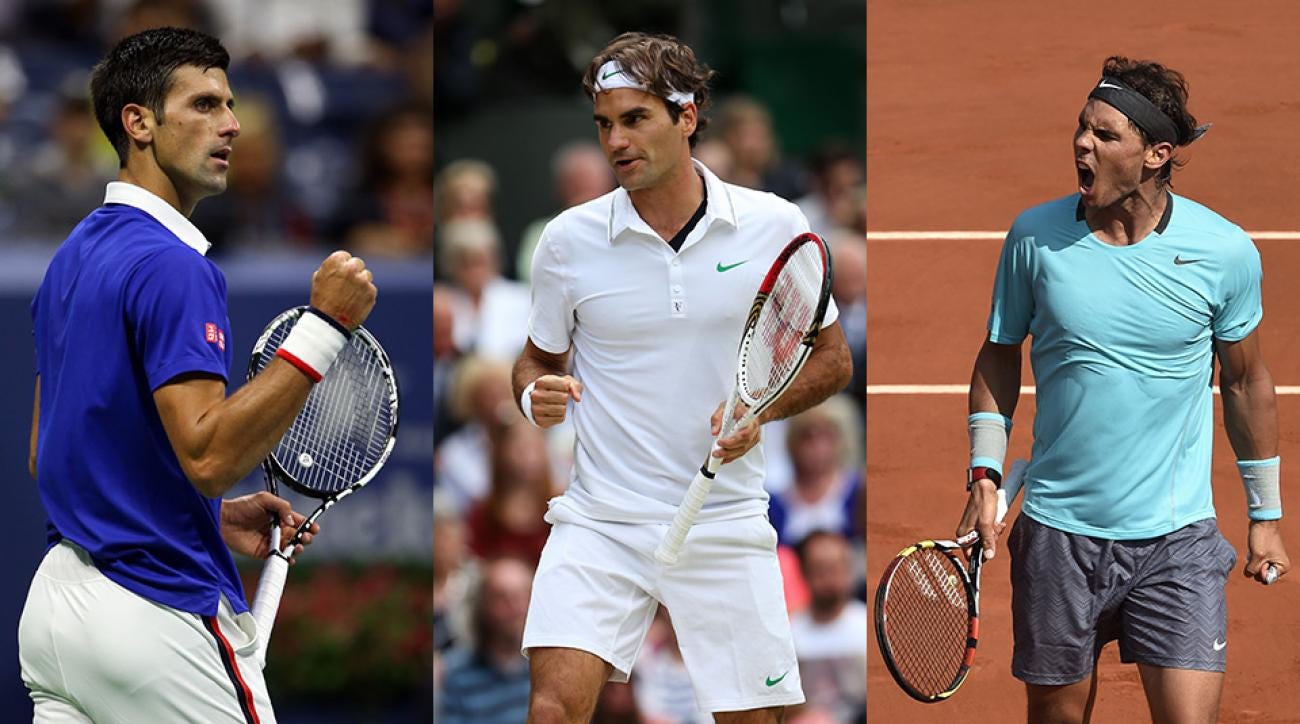 novak djokovic roger federer rafael nadal holy trinity of tennis 2019