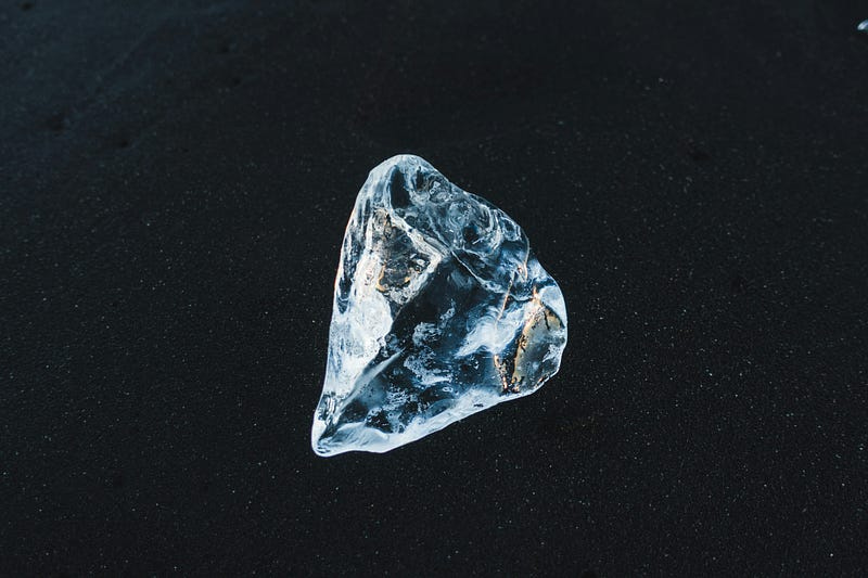 Diamond in space