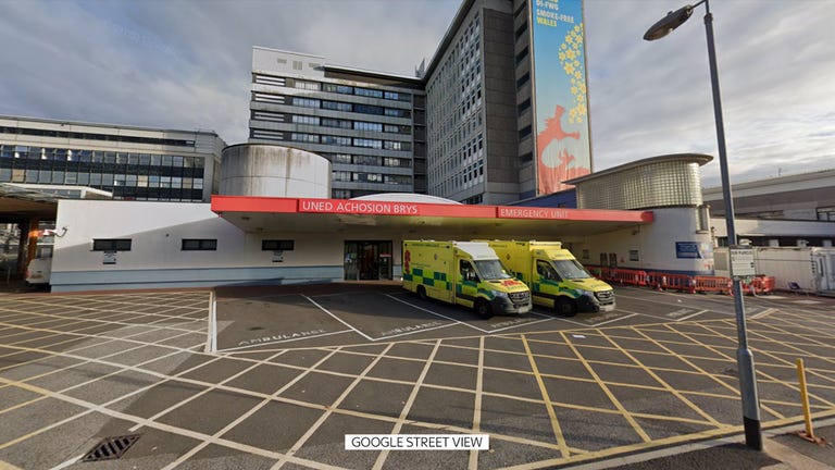 University Hospital of Wales. Pic: Google