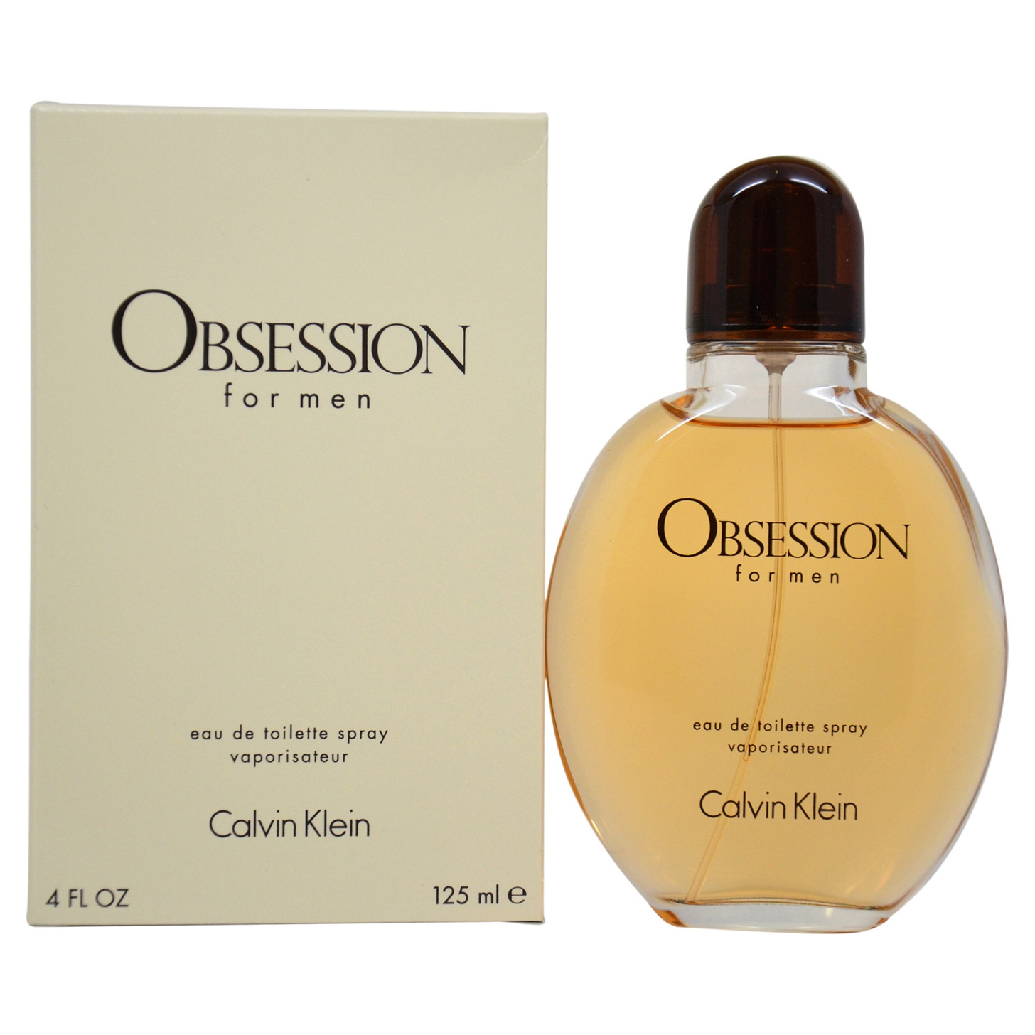 A box and bottle of fragrance "Obsession for Men"