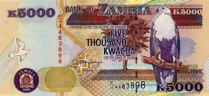 Pin by Molly Blythe on art inspiration | Zambia, Bank notes, Currency