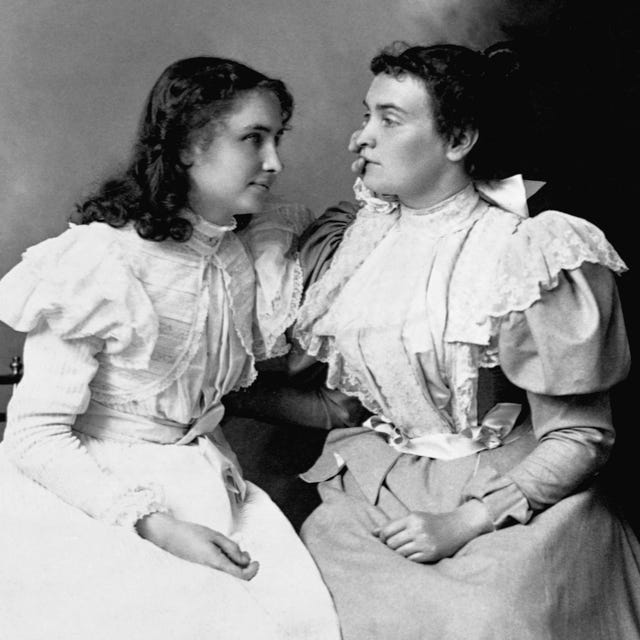 Helen Keller and Anne Sullivan