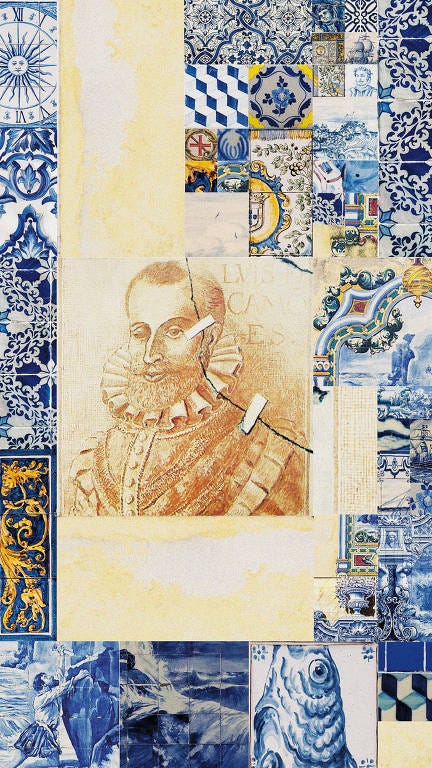 colagem de azulejos portugueses 