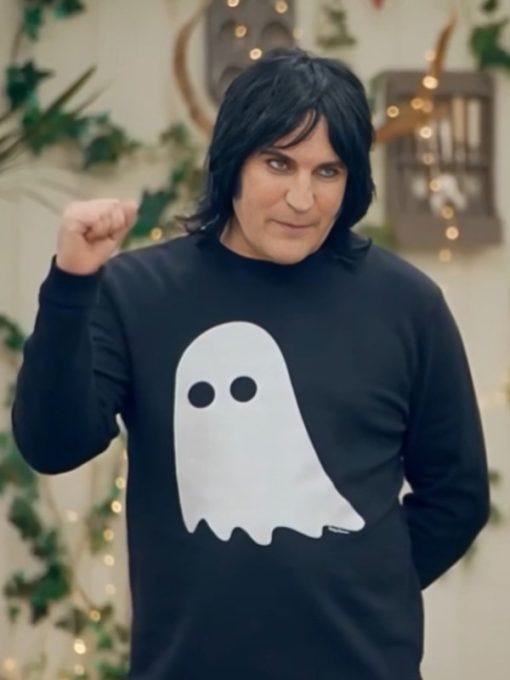 Noel Fielding Halloween Ghost Sweater