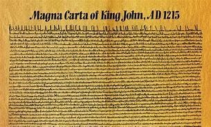 Image result for magna carta 1215