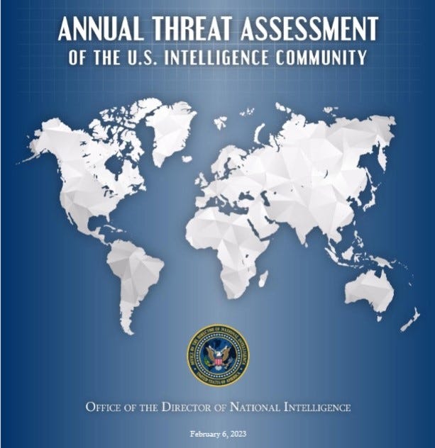 The Annual Threat Assessment for 2023 Was Released Today & It's Missing  Pieces