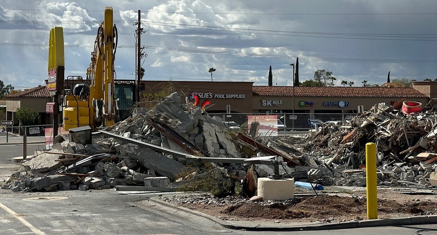   A Scene of Destruction: This Is What’s Left of Our Nearby McDonald’s