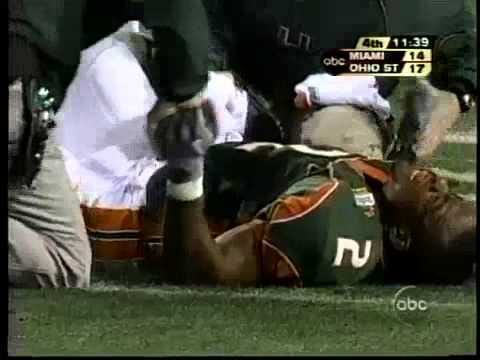 willis mcgahee worst football injuries ever 2015