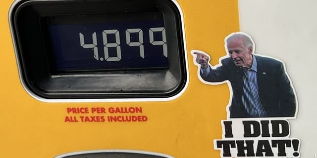 Stickers blast Biden at gas pumps | Fox News